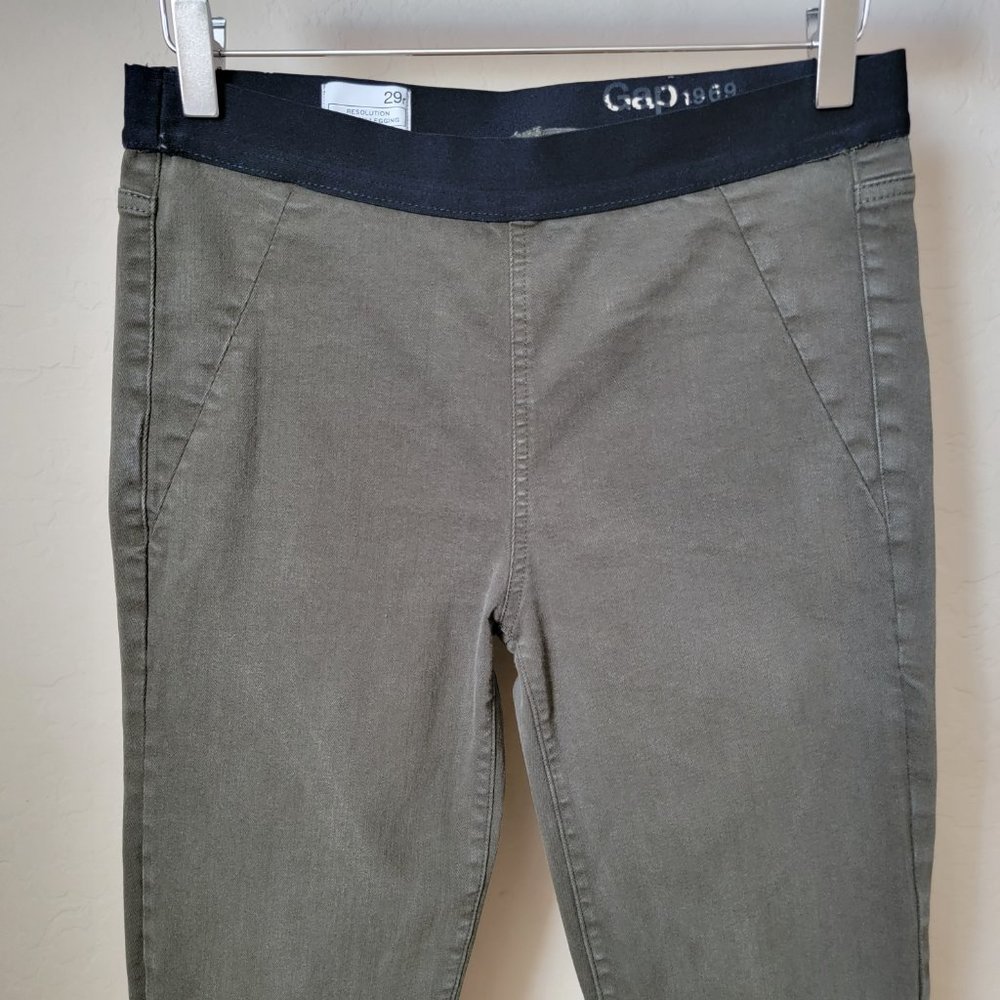 GAP 1969 Resolution Pull On Green Legging - Picture 10 of 14